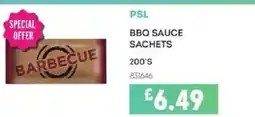 Bestway PSL Bbq sauce sachets offer