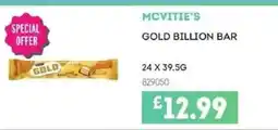Bestway MCVITIE'S Gold billion bar offer