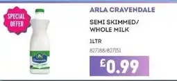 Bestway ARLA CRAVENDALE Semi skimmed/ whole milk offer
