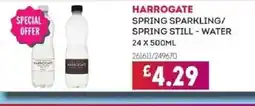 Bestway HARROGATE Spring sparkling/ spring still - water offer