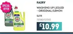 Bestway FAIRY Washing up liquid - original/lemon offer