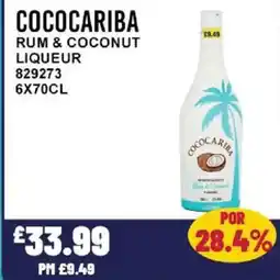 Bestway COCOCARIBA Rum & coconut liqueur offer