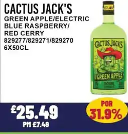 Bestway CACTUS JACK'S Green apple/electric blue raspberry/ red cerry offer