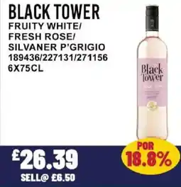 Bestway BLACK TOWER Fruity white/ fresh rose/ silvaner p'grigio offer