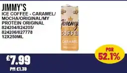 Bestway JIMMY'S Ice coffee - caramel/ mocha/original/my protein original offer