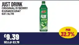 Bestway JUST DRINK Original/s'berry offer
