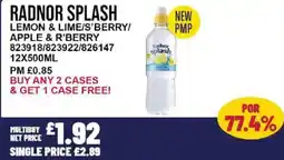 Bestway RADNOR SPLASH Lemon & lime/s'berry/ apple & r'berry offer