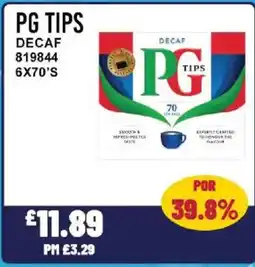 Bestway PG TIPS Decaf offer