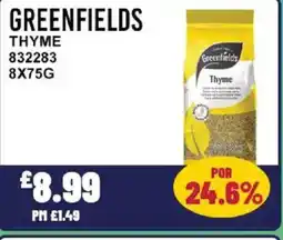 Bestway GREENFIELDS Thyme offer