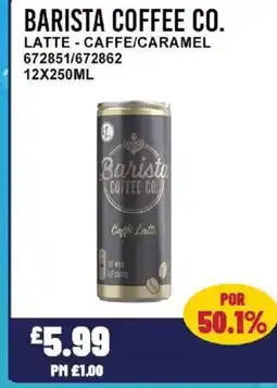 Bestway BARISTA COFFEE CO. Latte caffe/caramel offer