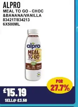 Bestway ALPRO Meal to go - choc &banana/vanilla offer