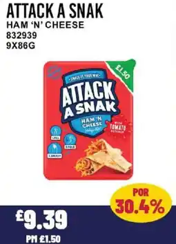 Bestway ATTACK A SNAK Ham 'n' cheese offer
