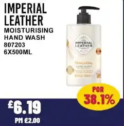 Bestway IMPERIAL LEATHER Moisturising hand wash offer