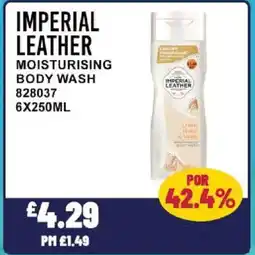 Bestway IMPERIAL LEATHER Moisturising body wash offer