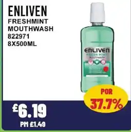 Bestway ENLIVEN Freshmint mouthwash offer