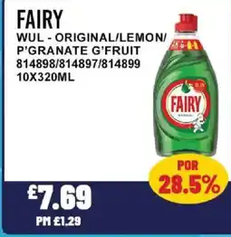 Bestway FAIRY Wul - original/lemon/ p'granate g'fruit offer