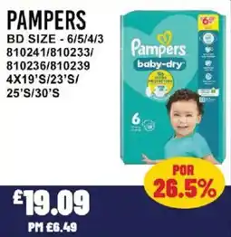 Bestway PAMPERS BD Size offer