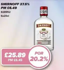 Bestway Smirnoff 37.5% offer