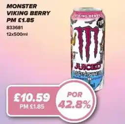 Bestway MONSTER Viking berry offer