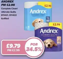 Bestway ANDREX Complete Clean/ Ultimate Quilts offer