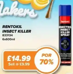 Bestway RENTOKIL Insect killer offer