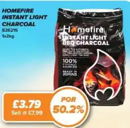 Bestway HOMEFIRE Instant light charcoal offer