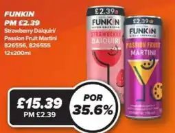 Bestway FUNKIN Strawberry Daiquiri/ Passion Fruit Martini offer