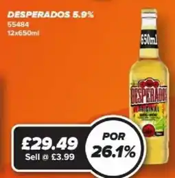 Bestway DESPERADOS 5.9% offer