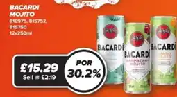 Bestway Bacardi mojito offer