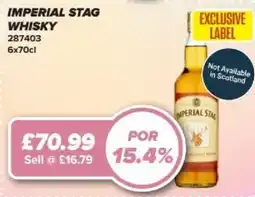 Bestway IMPERIAL STAG Whisky offer