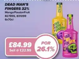 Bestway DEAD MAN'S FINGERS 32% Mango/PassionFruit offer