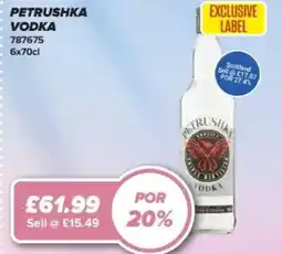 Bestway PETRUSHKA Vodka offer