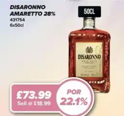 Bestway DISARONNO Amaretto 28% offer