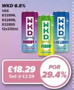 Bestway WKD 6.5% offer