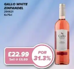 Bestway GALLO WHITE Zinfandel offer