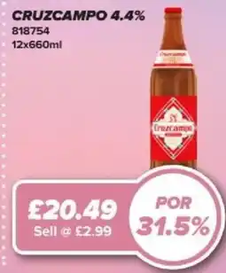 Bestway CRUZCAMPO 4.4% offer