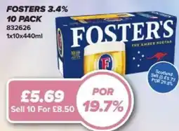 Bestway FOSTERS 3.4% offer