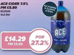 Bestway Ace cider 7.5% offer