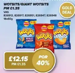 Bestway Wotsits/giant wotsits offer