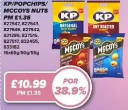 Bestway KP/POPCHIPS/ MCCOYS NUTS offer