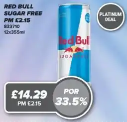 Bestway RED BULL Sugar free offer