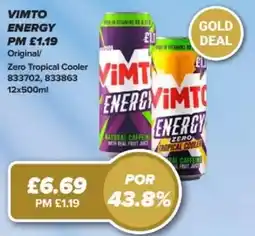 Bestway VIMTO ENERGY offer