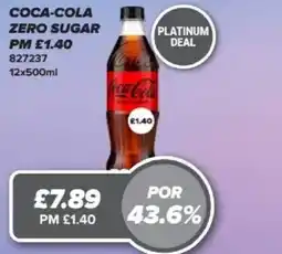 Bestway Coca-cola zero sugar offer