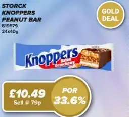Bestway STORCK Knoppers peanut bar offer