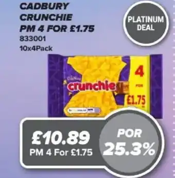 Bestway CADBURY Crunchie offer