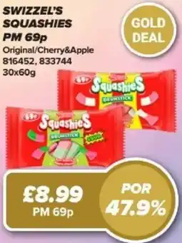 Bestway Swizzel's squashies Original/Cherry&Apple offer