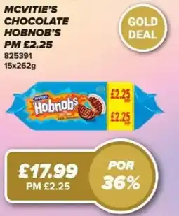 Bestway Mcvitie's chocolate hobnob's offer