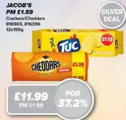 Bestway JACOB'S Crackers/Cheddars offer