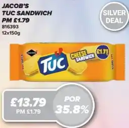 Bestway JACOB'S Tuc sandwich offer