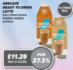 Bestway NESCAFE Ready to drink latte offer